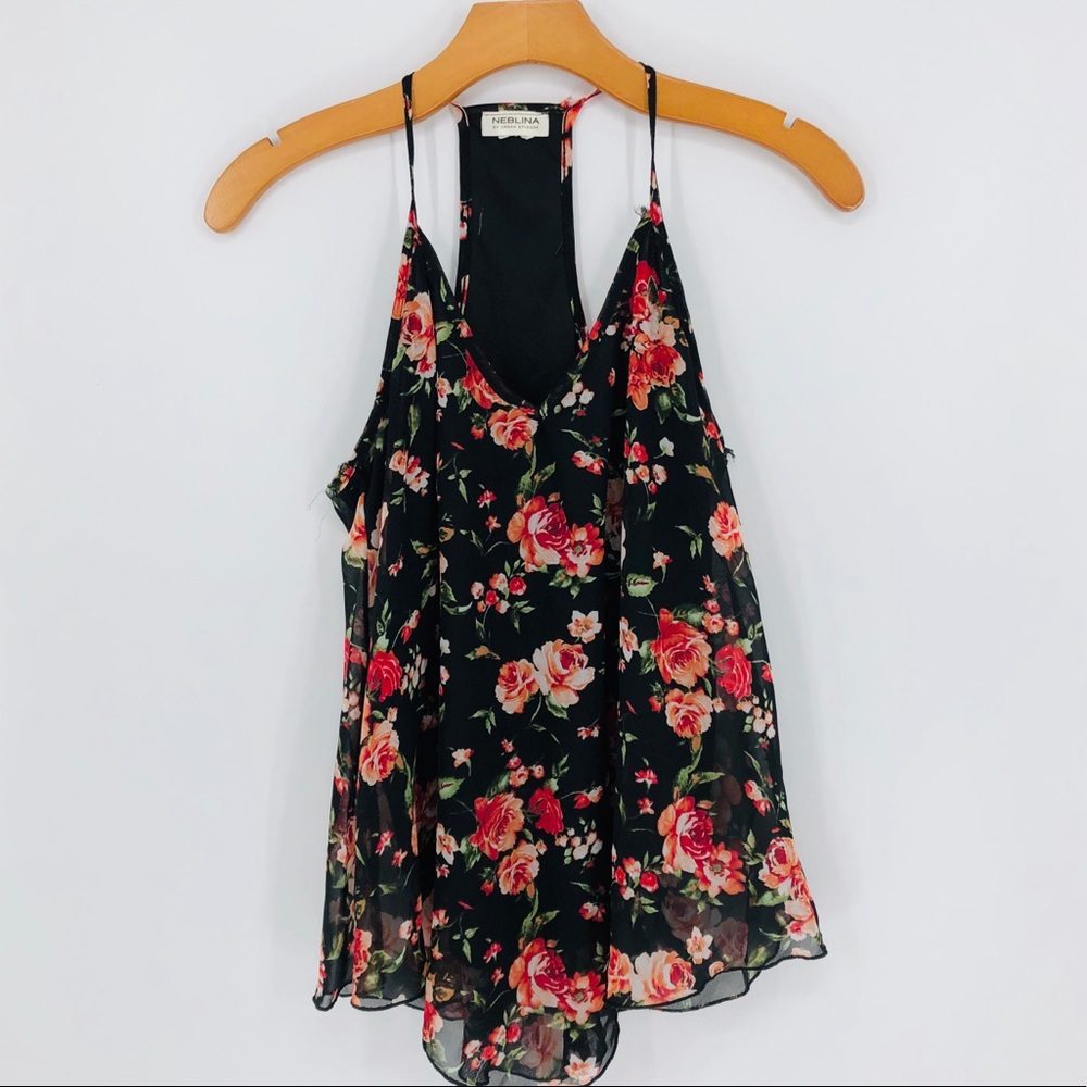 Neblina by Urban Episode Floral Racerback Top